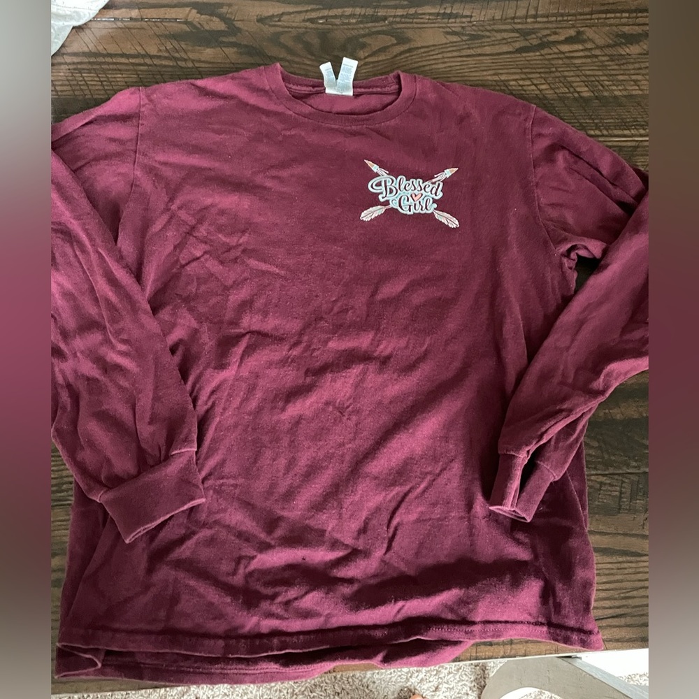 Blessed girl long sleeve tee